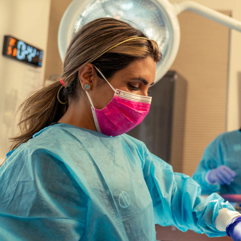 dr godara during surgery