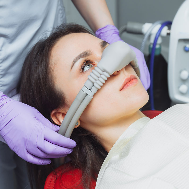 nitrous sedation patient