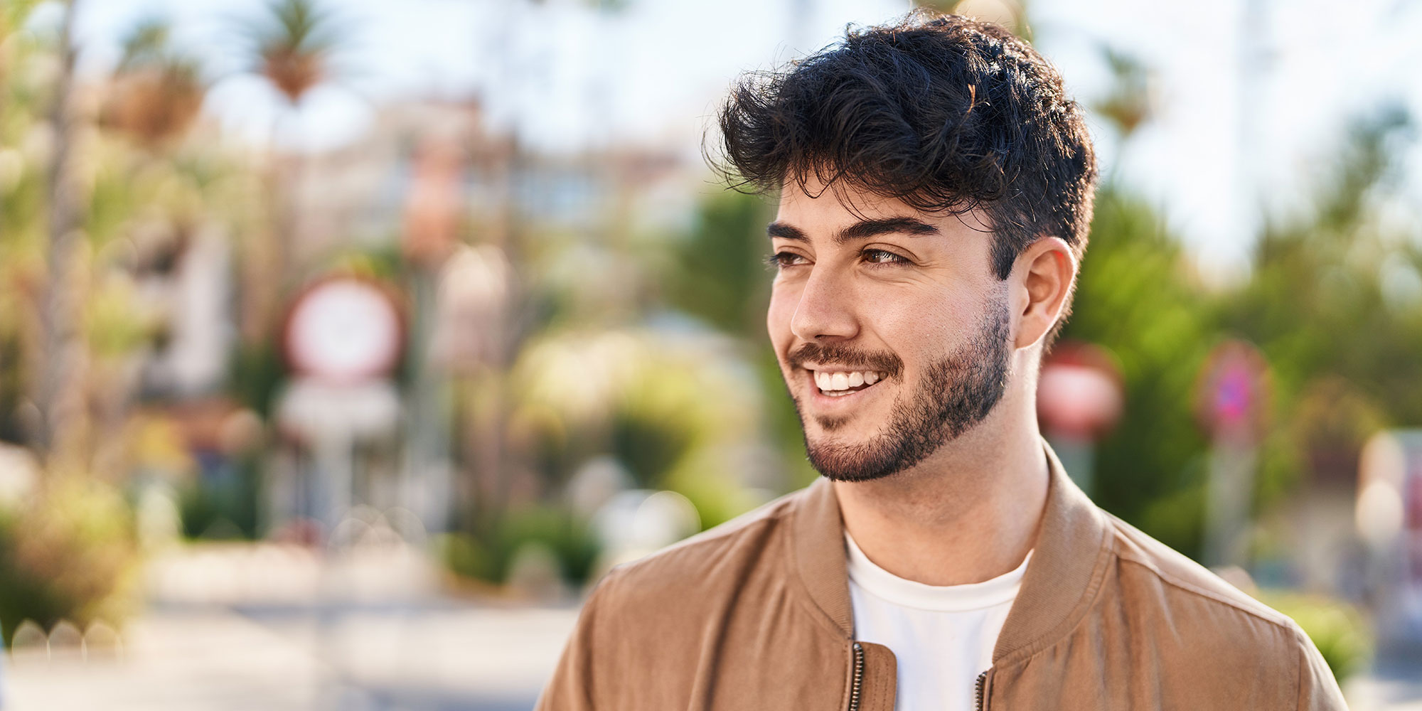 man after periodontal treatment