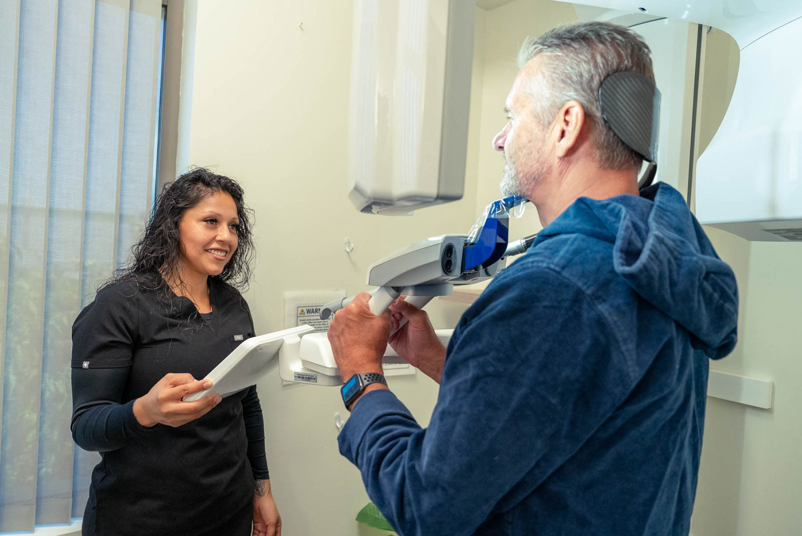 taking cbct scan
