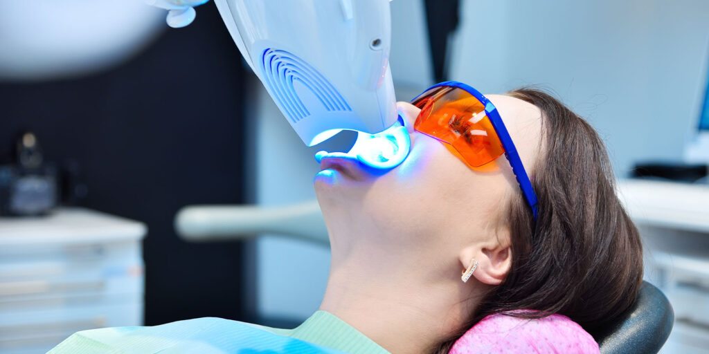 teeth whitening procedure
